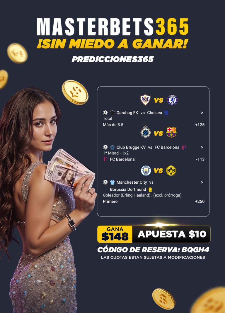 Parley Champions League Masterbets365 apuesta futbol hoy