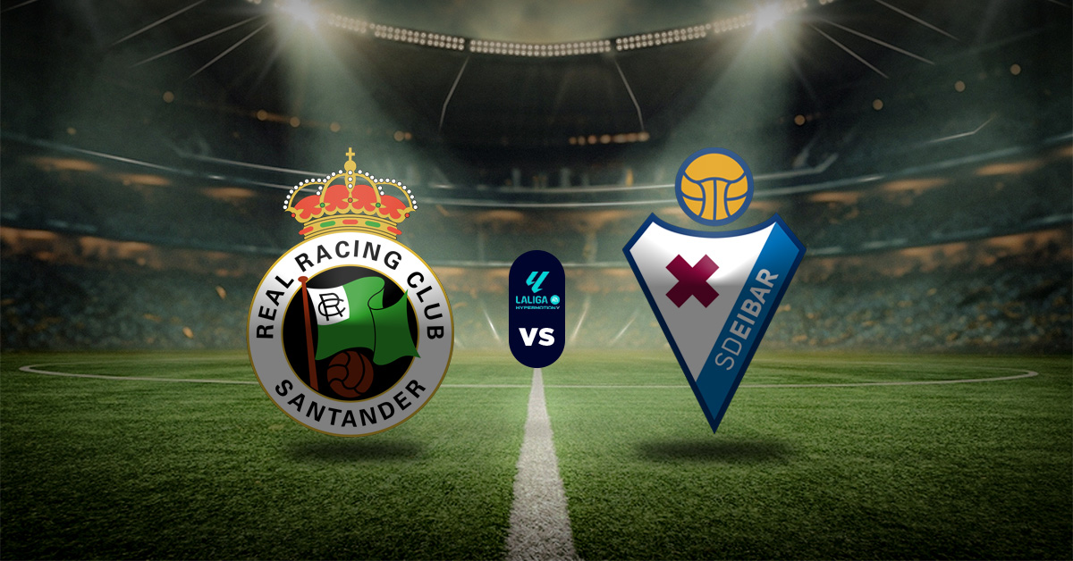 El segundo choque del domingo 30 de noviembre, en la fecha 16 Segunda División de España, será el de Racing Santander vs Eibar.