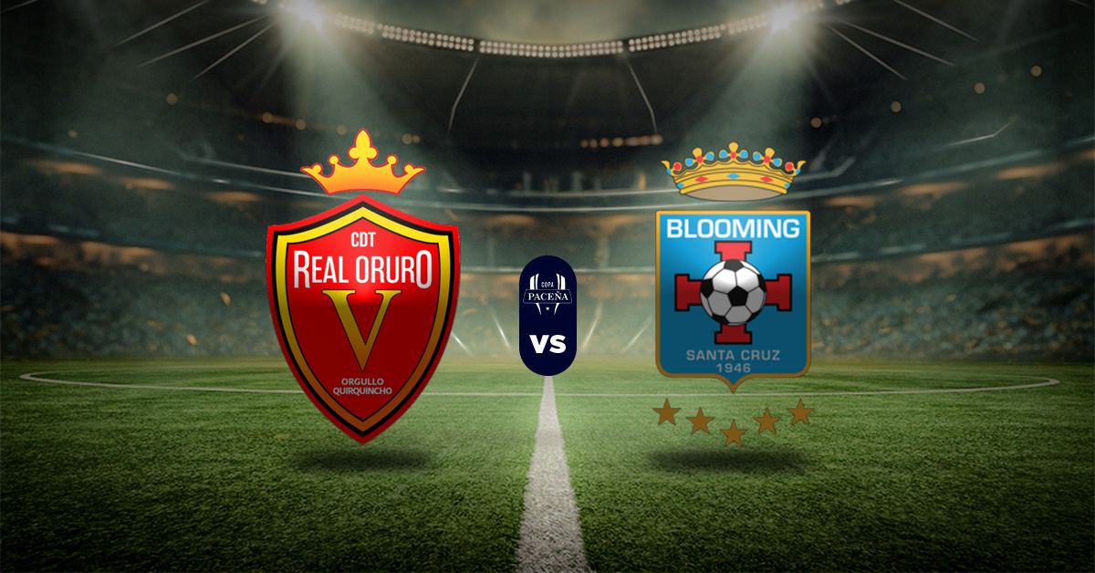 Otro de los choques de vuelta en los cuartos de final de la Copa Bolivia 2025 será Real Oruro vs Blooming, este martes 25 de noviembre.