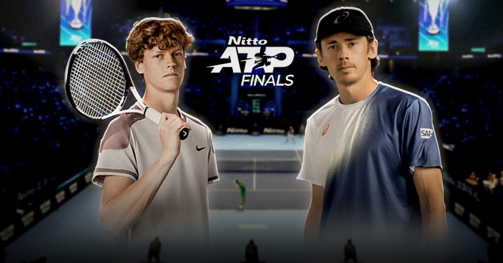 El primer choque de estas semifinales del ATP Finals la protagonizarán Sinner vs De Miñaur, este sábado 15 de noviembre.