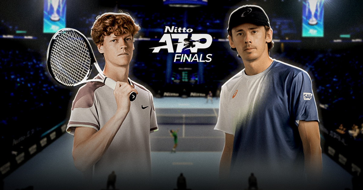 El primer choque de estas semifinales del ATP Finals la protagonizarán Sinner vs De Miñaur, este sábado 15 de noviembre.