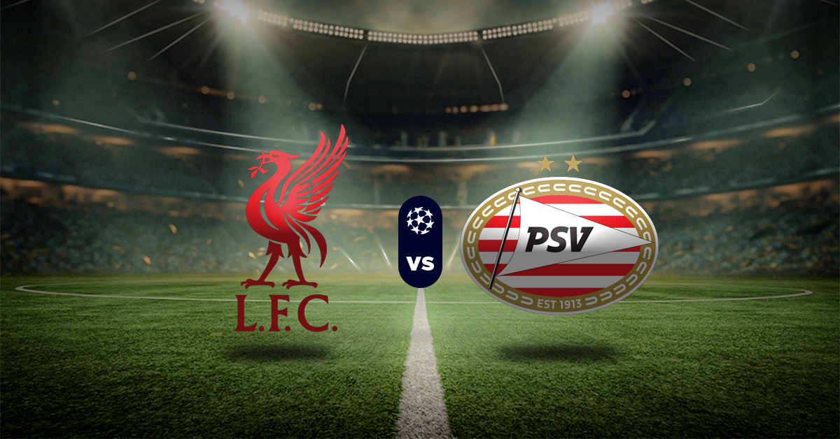 Pronóstico Liverpool vs PSV - champions league hoy MasterBets.com