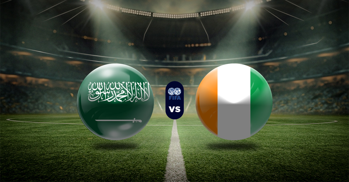 Pronóstico Arabia Saudita vs Costa de Marfil - Amistosos Internacionales hoy