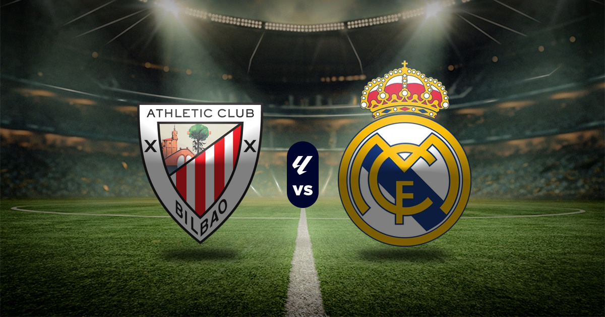 El segundo duelo que se adelantará de la jornada 19 de LaLiga será el de Athletic Club vs Real Madrid, este miércoles 3 de diciembre.