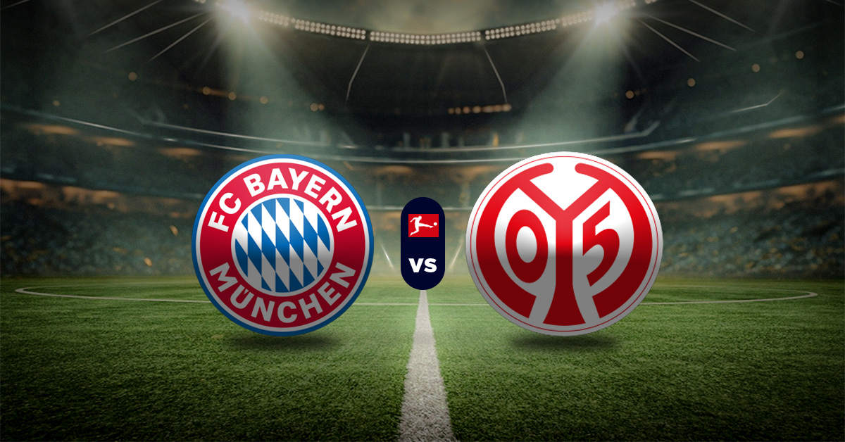 El penúltimo juego de este domingo 14 de diciembre será el de Bayern Múnich vs Mainz 05, en la jornada 14 de la Bundesliga.