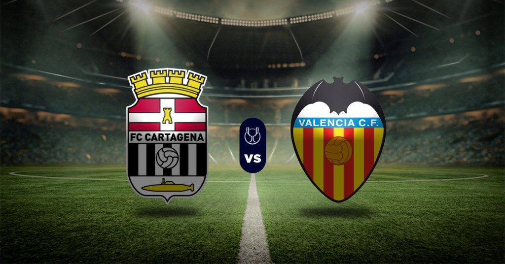 Otro de los juegos de la segunda ronda de la Copa del Rey lo protagonizarán Cartagena vs Valencia, este jueves 4 de diciembre.
