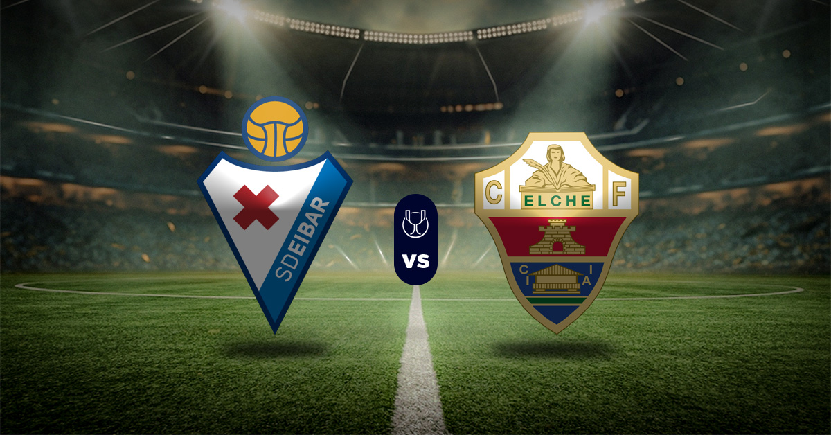 Uno de los primeros juegos de este martes 16 de diciembre será el de Eibar vs Elche, en la ronda de 32avos de la Copa del Rey.