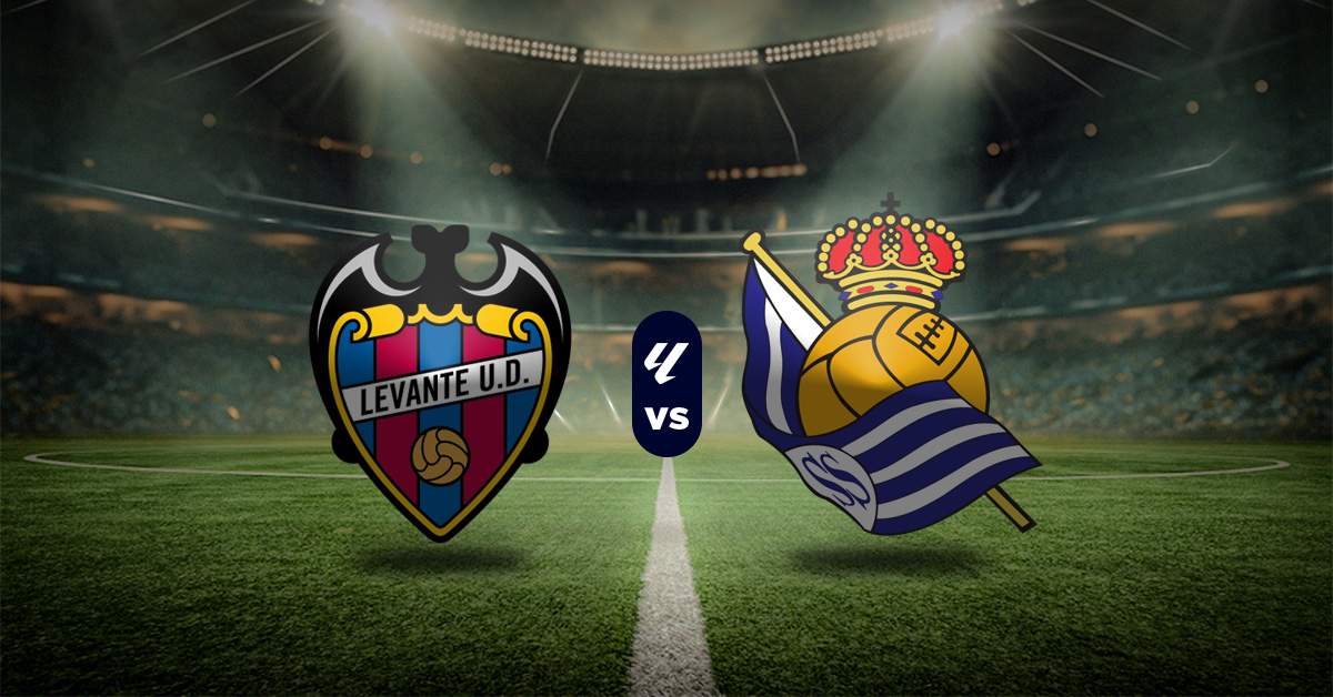 El segundo partido de este sábado 20 de diciembre lo protagonizarán Levante vs Real Sociedad, en la jornada 17 de LaLiga.