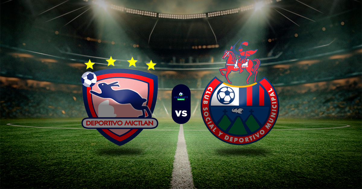 El primer duelo de cuartos de final en la Liga Nacional de Guatemala será el de Mictlán vs Municipal, este sábado 06 de diciembre.