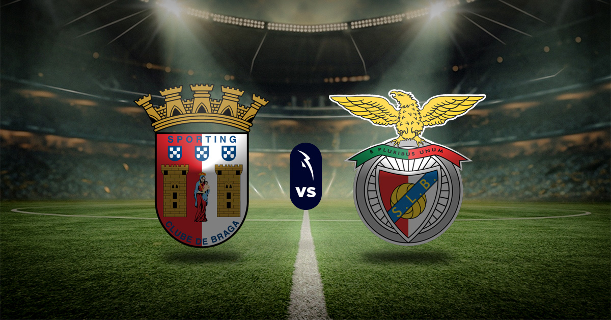 Otro de los choques del domingo 28 de diciembre, en la jornada 16 de la Primeira Liga, será el de Sporting Braga vs Benfica.