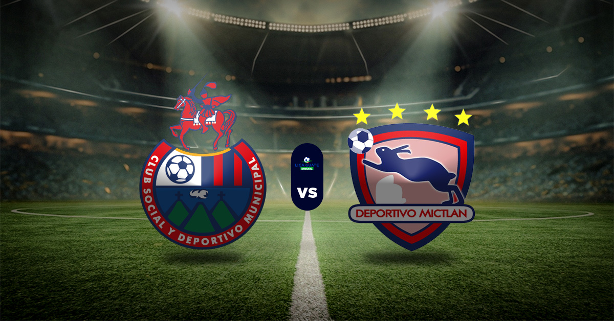 Pronóstico Municipal vs Mictlán – Liga Nacional de Guatemala MasterBets.com
