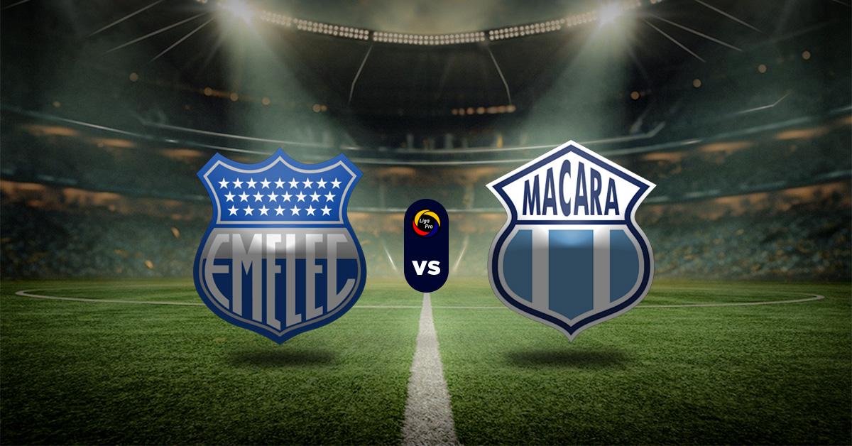 Pronóstico LigaPro Ecuador: Emelec vs Macará - Resultados liga ecuatoriana