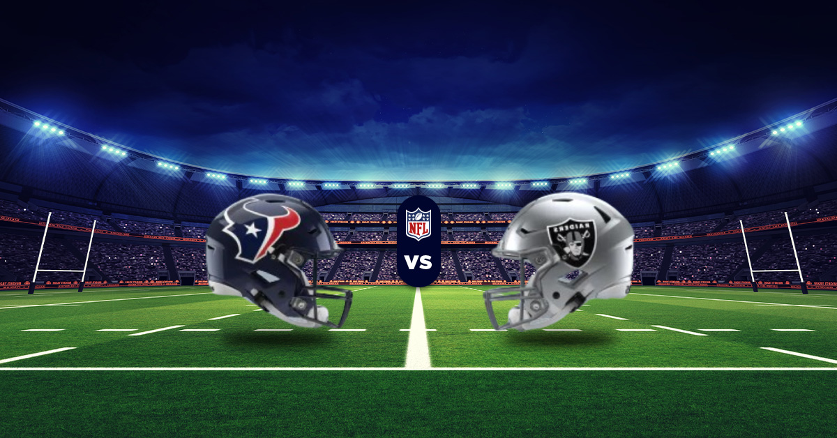 Pronóstico NFL hoy: Texans vs Raiders - partidos nfl hoy en vivo