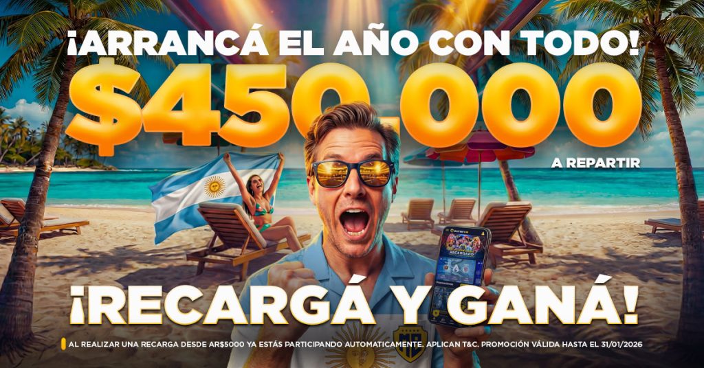 450000 Pesos a repartir en casino y apuestas en MasterBets365 Argentina
