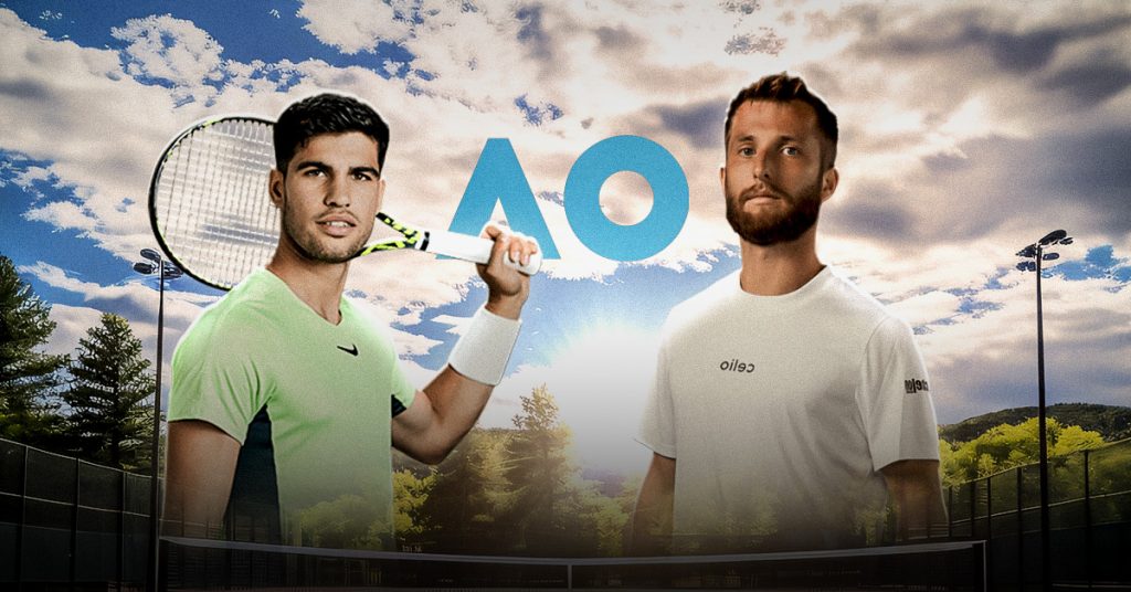Otro de los choques que genera más expectativas en esta tercera ronda del Australian Open es el Alcaraz vs Moutet, el jueves 22 de enero.