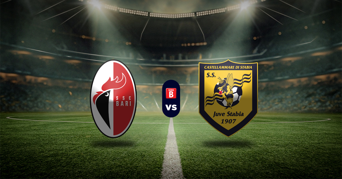 El último choque del sábado 17 de enero, en la jornada 20 de la Serie B, será el que protagonizarán Bari vs Juve Stabia.