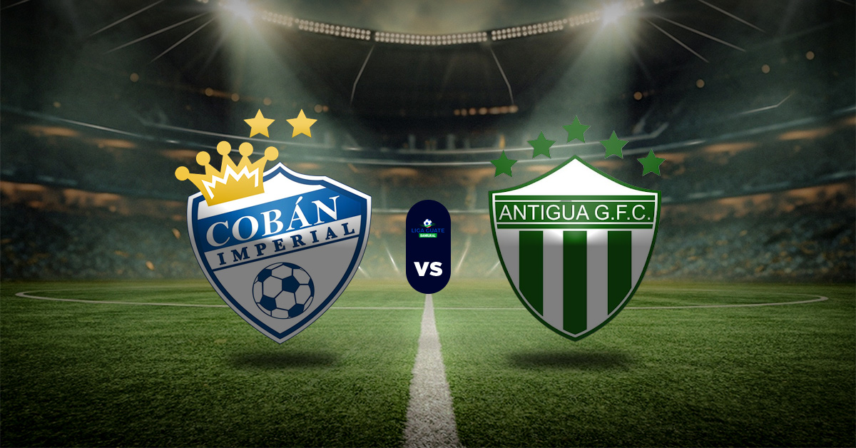 El primer partido de este miércoles 21 de enero será el de Cobán Imperial vs Antigua GFC, en la jornada 1 de la Liga Nacional de Guatemala.