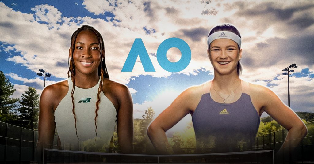 Entre los choques más importantes de la cuarta ronda del Australian Open será el de Gauff vs Muchova, este sábado 24 de enero.