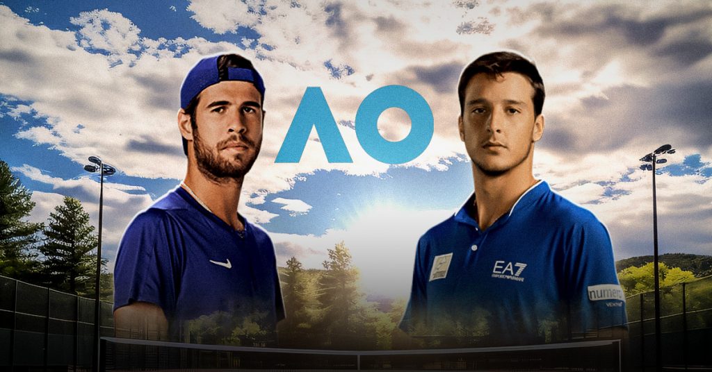 Otro de los choques de esta tercera ronda del Australian Open será el de Khachanov vs Darderi, este viernes 23 de enero.