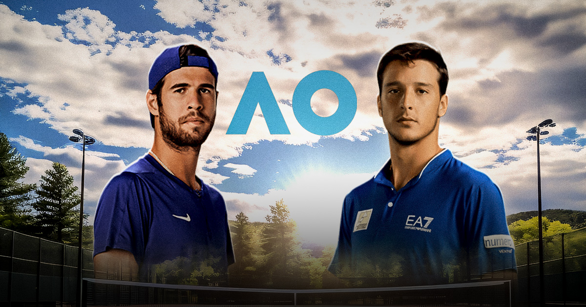 Otro de los choques de esta tercera ronda del Australian Open será el de Khachanov vs Darderi, este viernes 23 de enero.