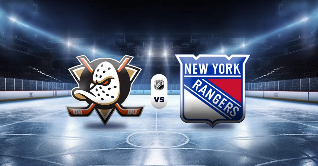 Pronóstico NHL: Ducks vs Rangers - resultados nhl de hoy