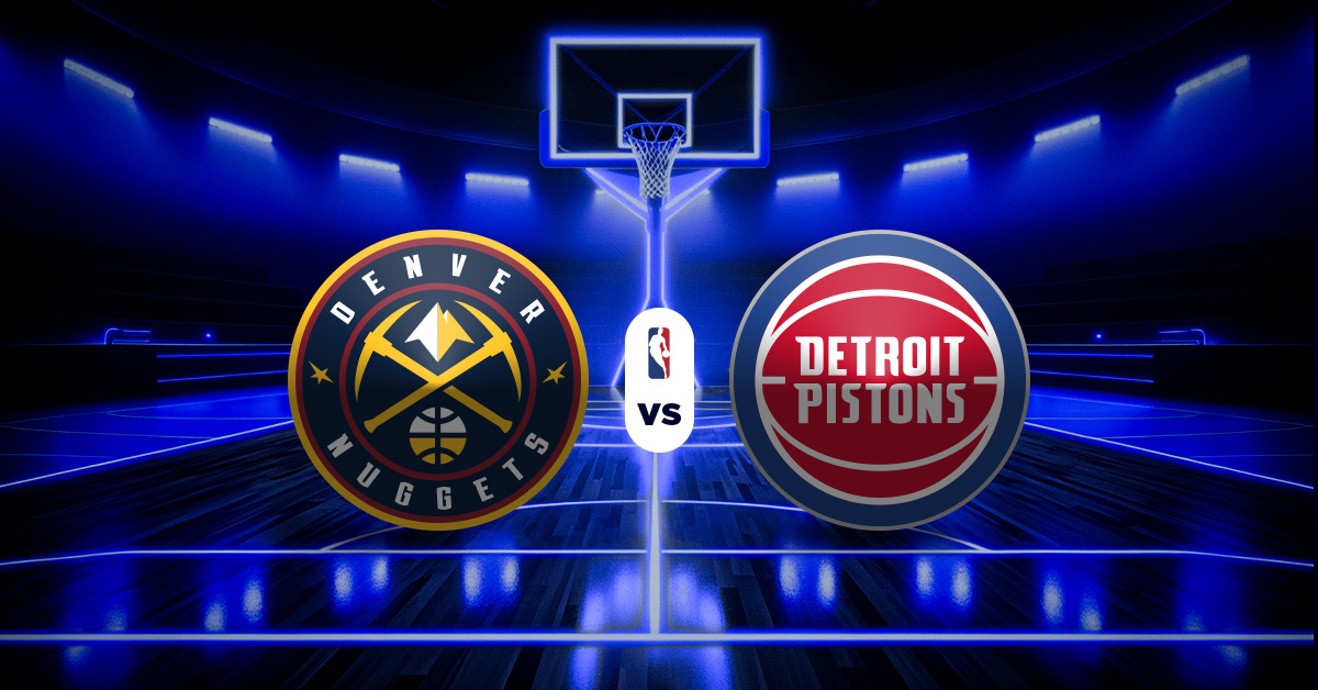 Pronóstico Nuggets vs Pistons | nba predicciones de hoy