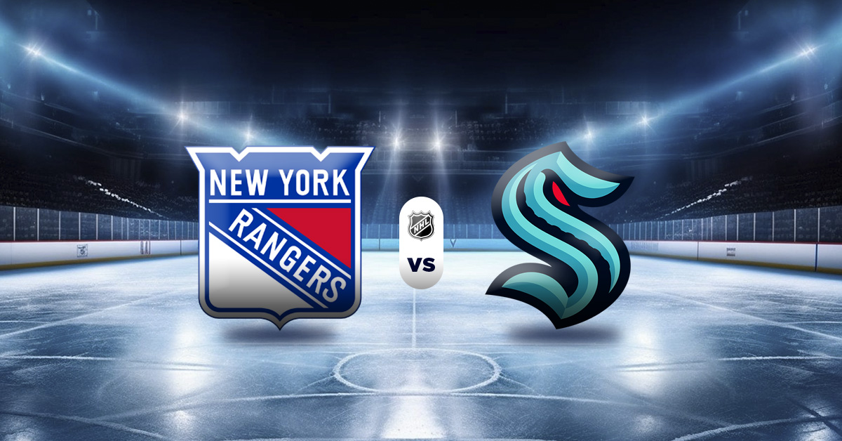 Otro de los juegos que iniciarán la jornada de la NHL será el de Rangers vs Kraken, este lunes 12 de enero, en el Madison Square Garden.