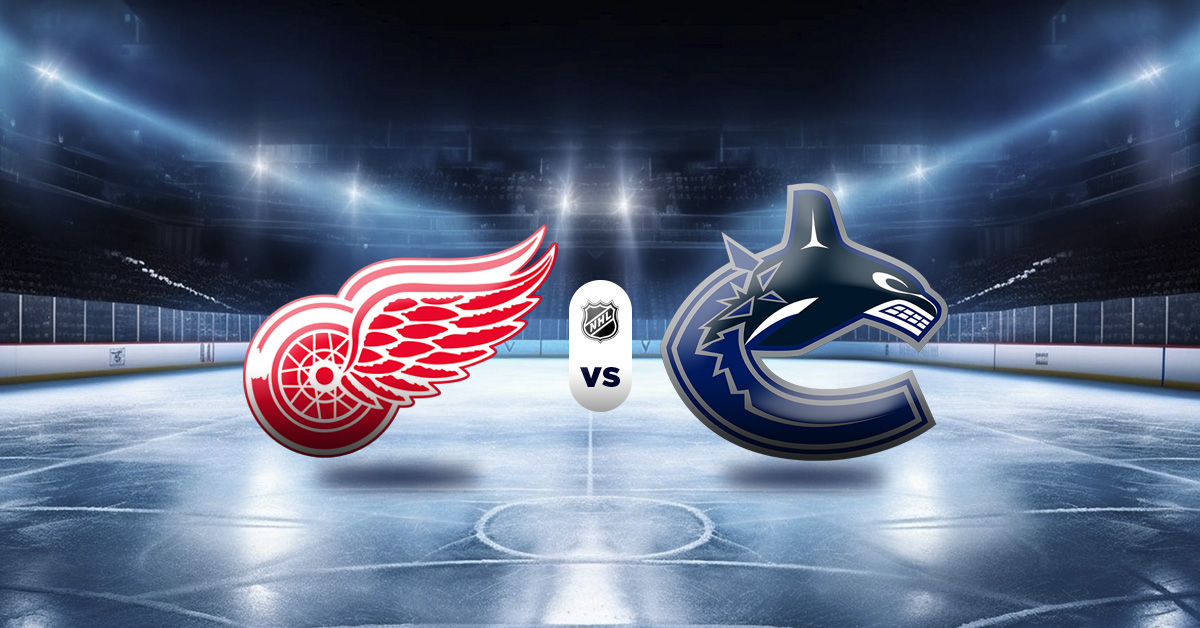 Otro de los duelos claves que iniciarán la jornada de la NHL será el de Red Wings vs Canucks, este jueves 8 de enero.