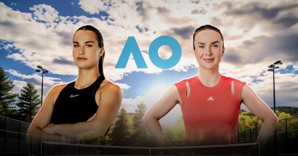 Una de las semifinales de este Australian Open la protagonizarán Sabalenka vs Svitolina, este jueves 29 de enero.