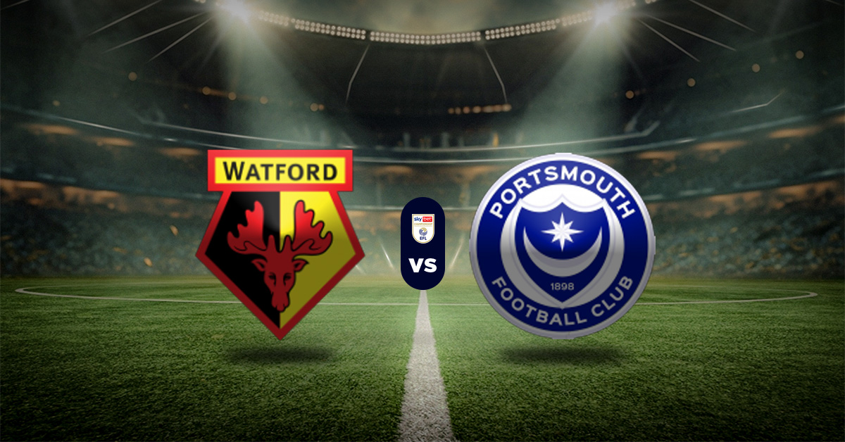 Otro de los duelos de este miércoles 21 de enero será el de Watford vs Portsmouth, en la jornada 28 de la Championship.