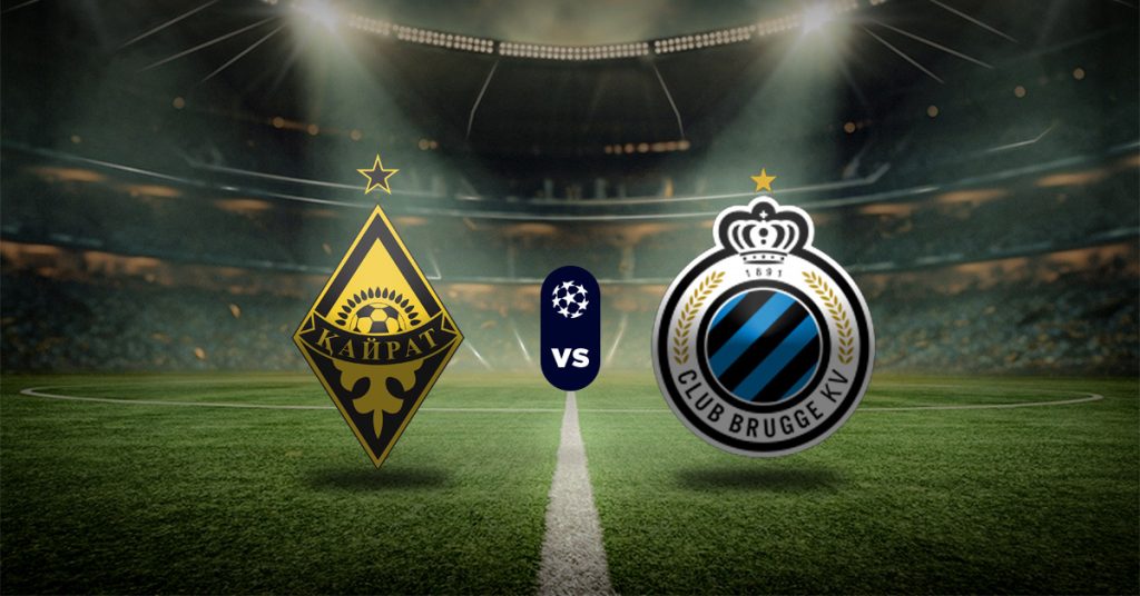 Pronóstico Kairat Almaty vs Club Brujas - Resultados champions league