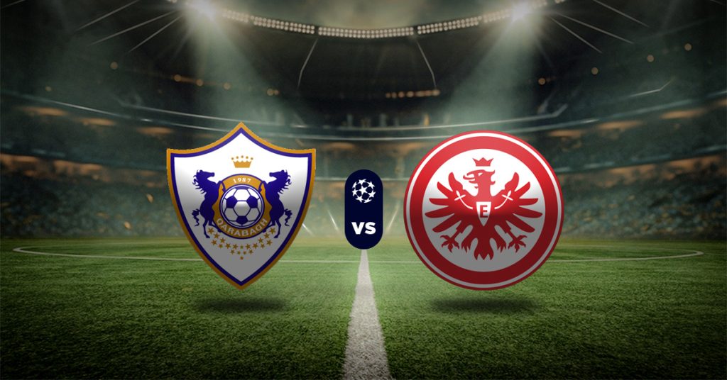 Pronóstico Qarabag vs Eintracht Frankfurt - partidos de champions hoy
