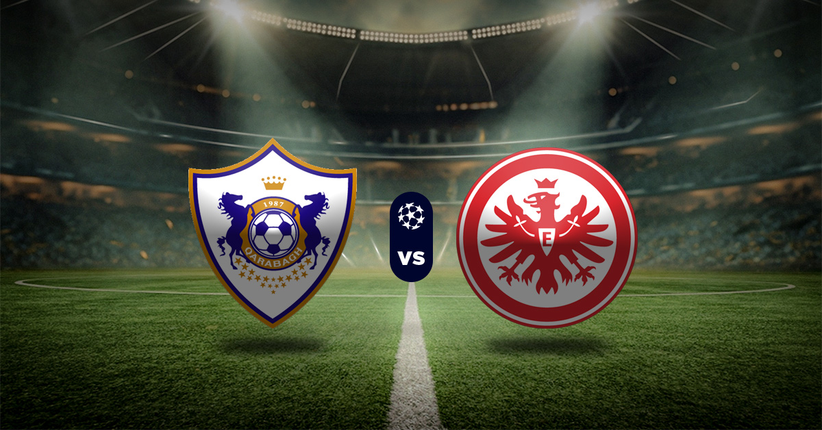 Pronóstico Qarabag vs Eintracht Frankfurt - partidos de champions hoy