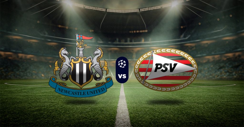 Pronóstico Newcastle vs PSV - champions league ganadores