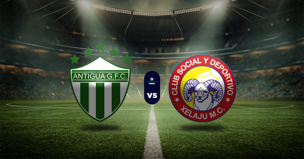 Pronóstico Antigua GFC vs Xelajú - Liga Nacional de Guatemala