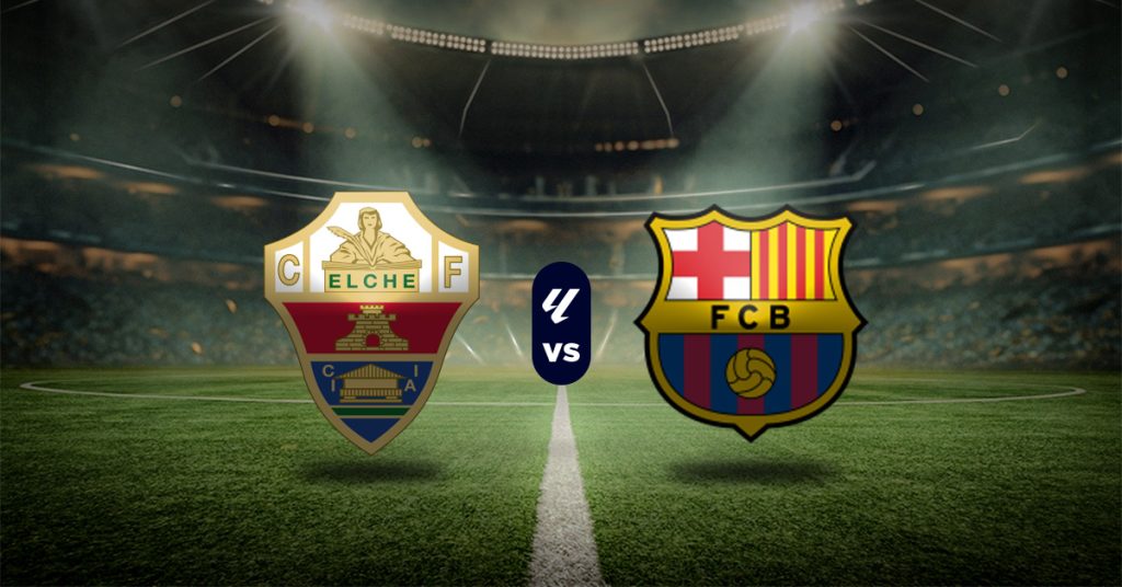 Pronóstico Elche vs Barcelona - resultado de la liga española de hoy