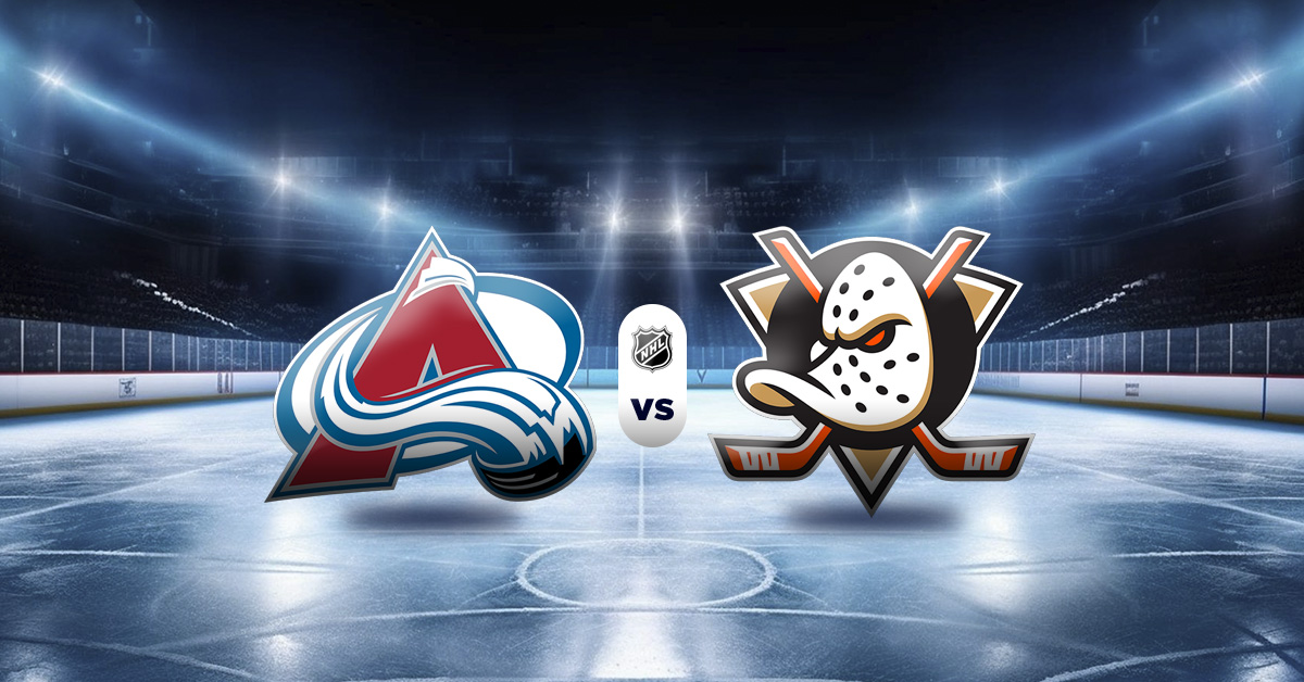 Pronóstico NHL: Avalanche vs Ducks - hockey sobre hielo nhl