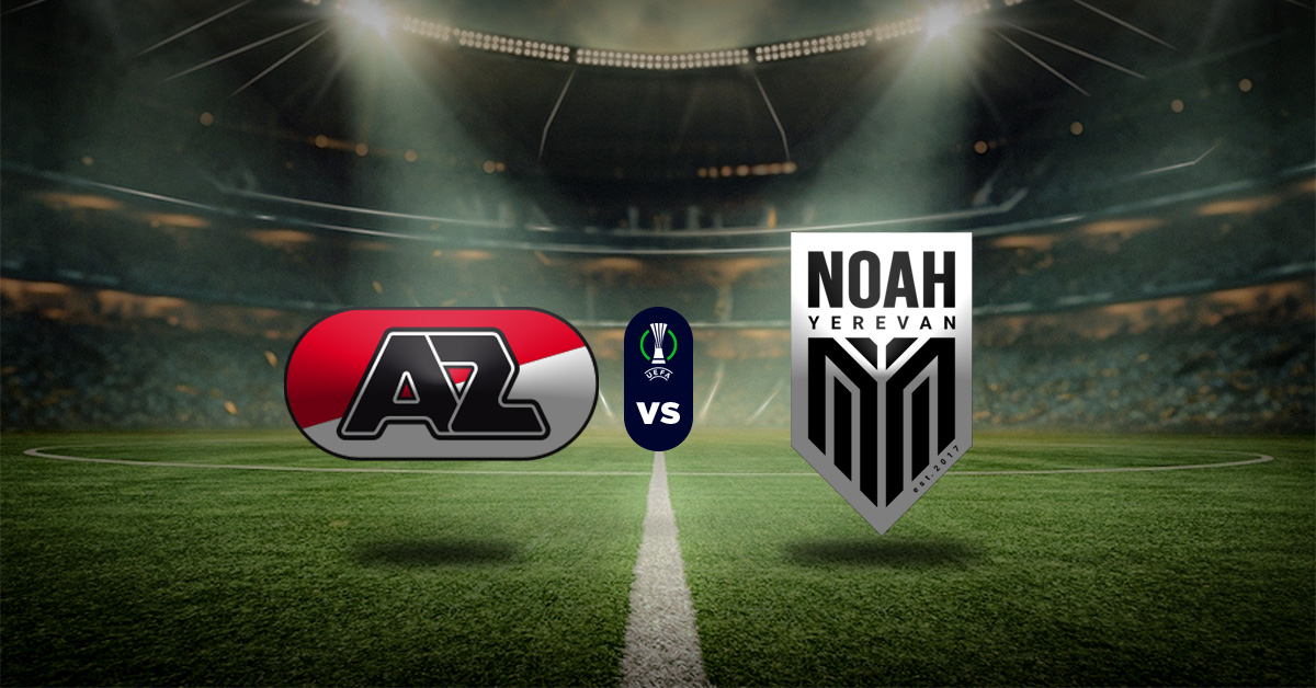 Uno de los últimos duelos de vuelta del jueves 26 de febrero será AZ Alkmaar vs Noah, en los playoffs de la Europa League.