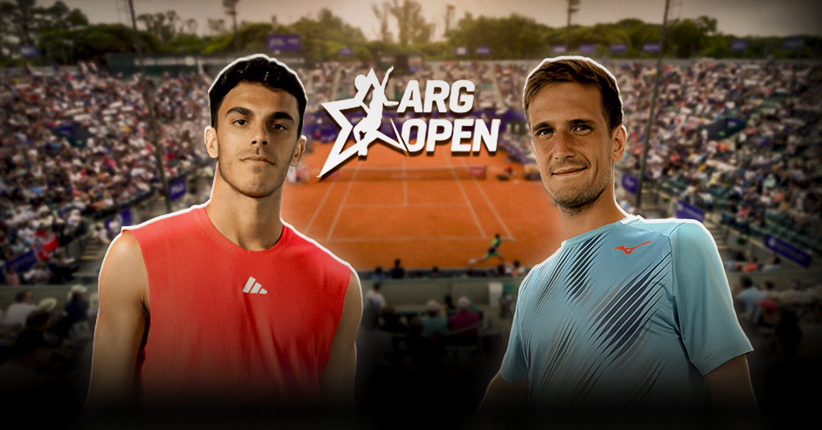 El segundo choque de estos cuartos de final del ATP Buenos Aires será el de Cerúndolo vs Kopriva, este viernes 13 de febrero.