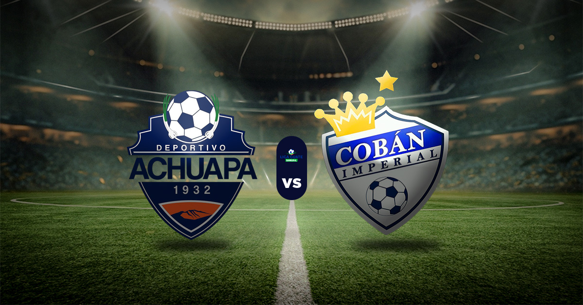 El penúltimo duelo del domingo 1 de marzo será Deportivo Achuapa vs Cobán Imperial, en la jornada 10 de la Liga Nacional de Guatemala.