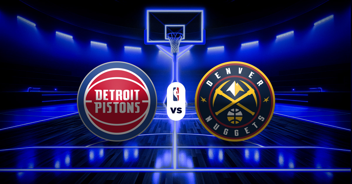 Pronóstico Pistons vs Nuggets | partidos nba de hoy