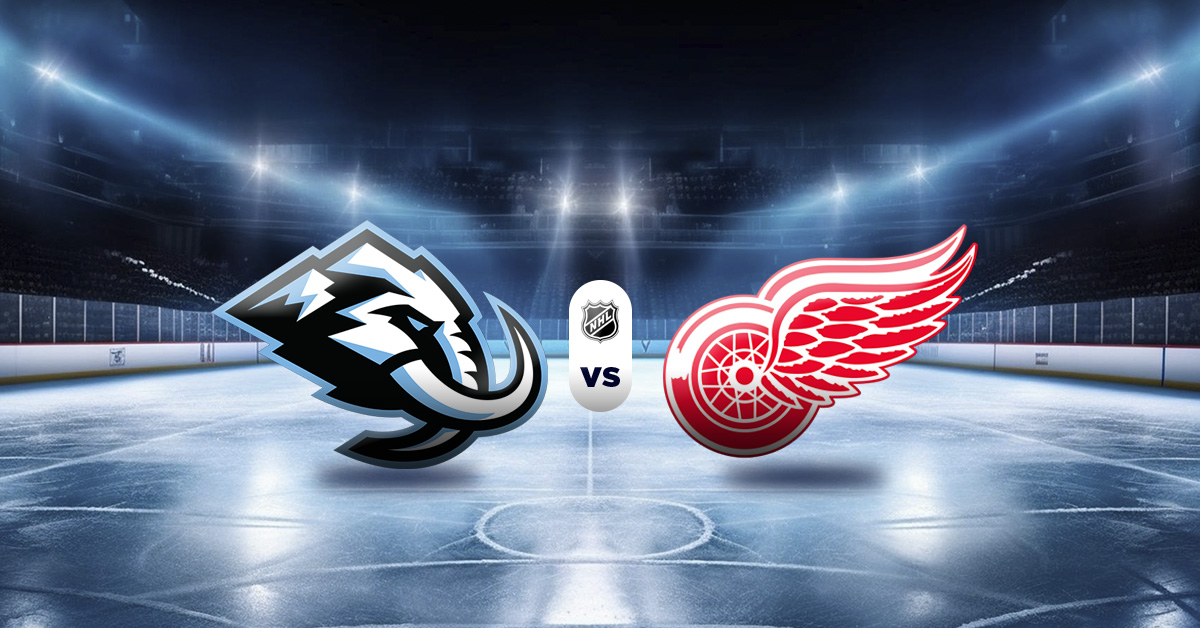 Pronóstico NHL: Mammoth vs Red Wings - parley nhl para hoy