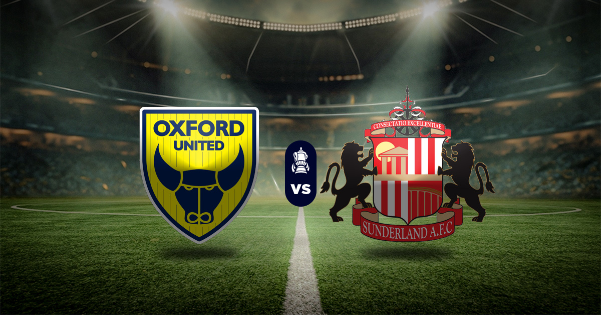 Otro de los choques de este domingo 15 de febrero, en la cuarta ronda de la FA Cup, será el de Oxford United United vs Sunderland.