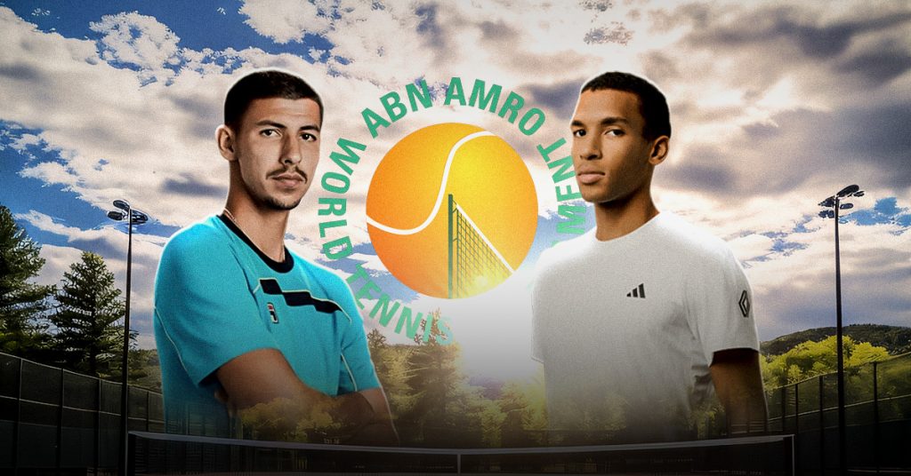 Uno de los últimos choques de este miércoles 11 de febrero será el de Popyrin vs Auger-Aliassime, en la ronda de 32 del ATP Róterdam.