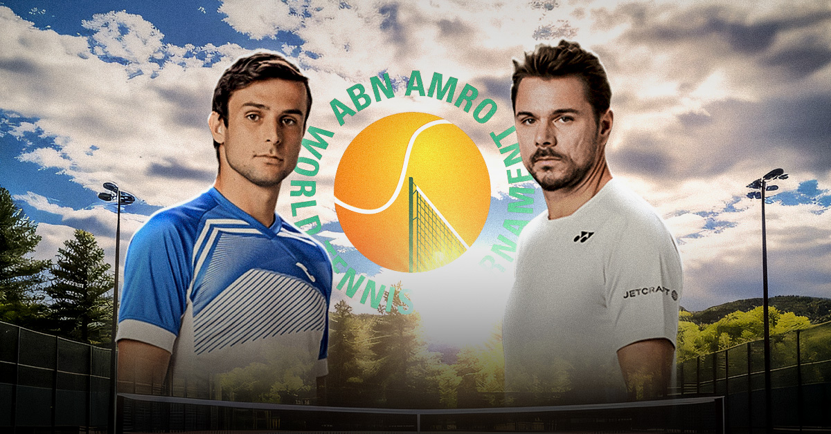 Uno de los primeros juegos de este miércoles 11 de febrero será el de Vukic vs Wawrinka, en la ronda de 32 del ATP Róterdam.