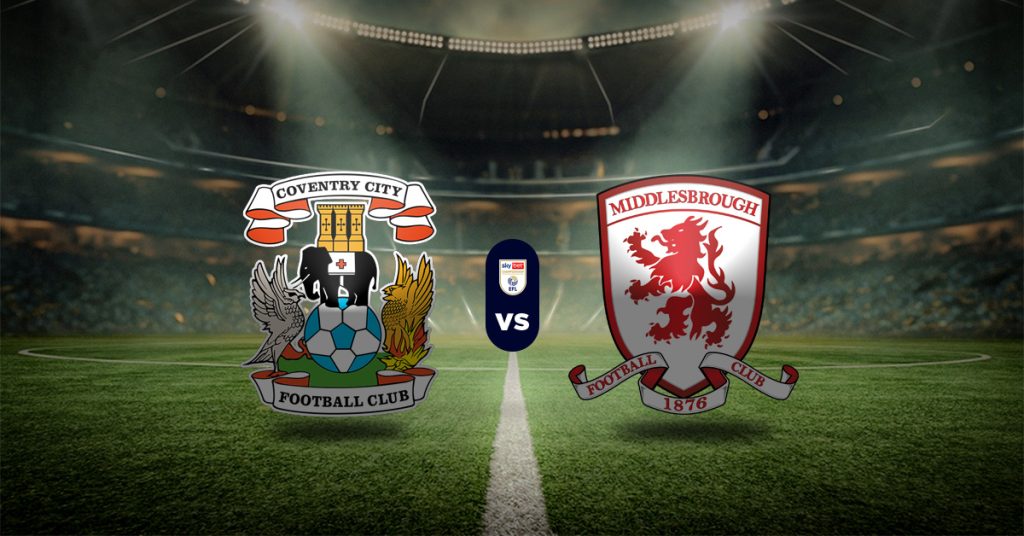 Pronóstico Coventry vs Middlesbrough - Apuesta inglaterra championship