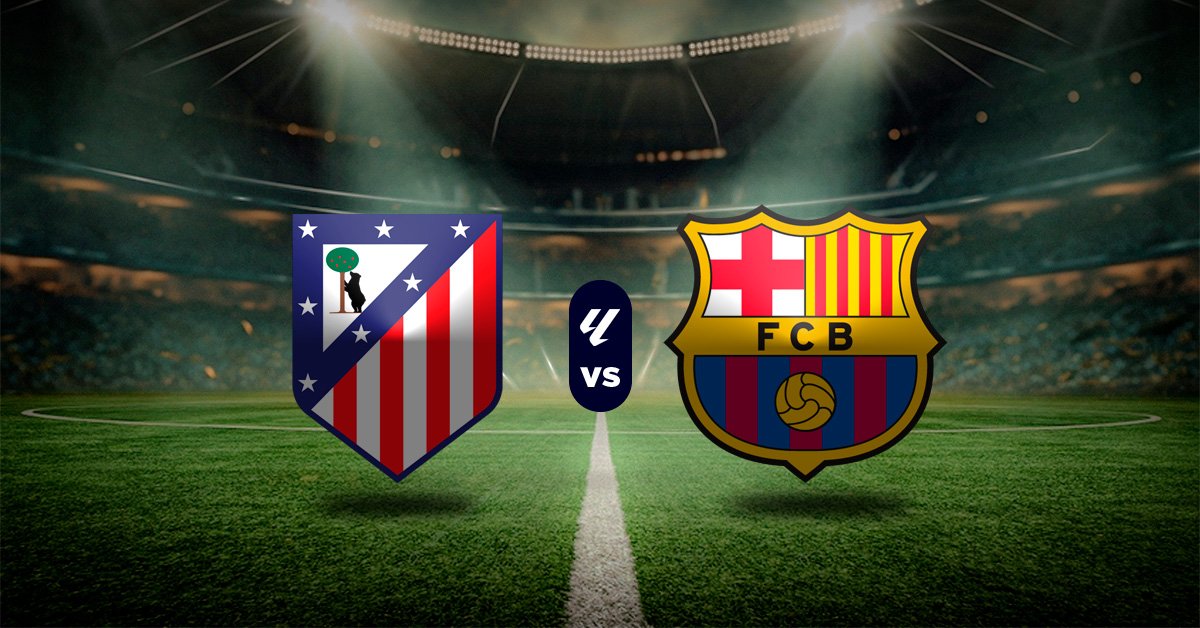 El último duelo de este sábado 4 de abril será el de Atlético de Madrid vs Barcelona, en la jornada 30 de LaLiga.