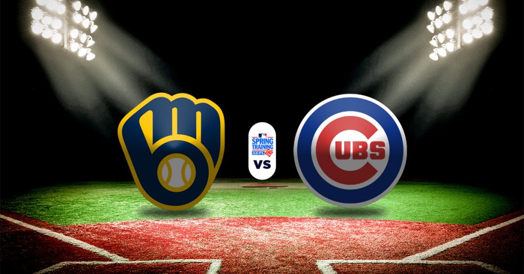 El penúltimo choque de este Spring Training MLB, del miércoles 4 de marzo, será el que protagonizarán Brewers vs Cubs.