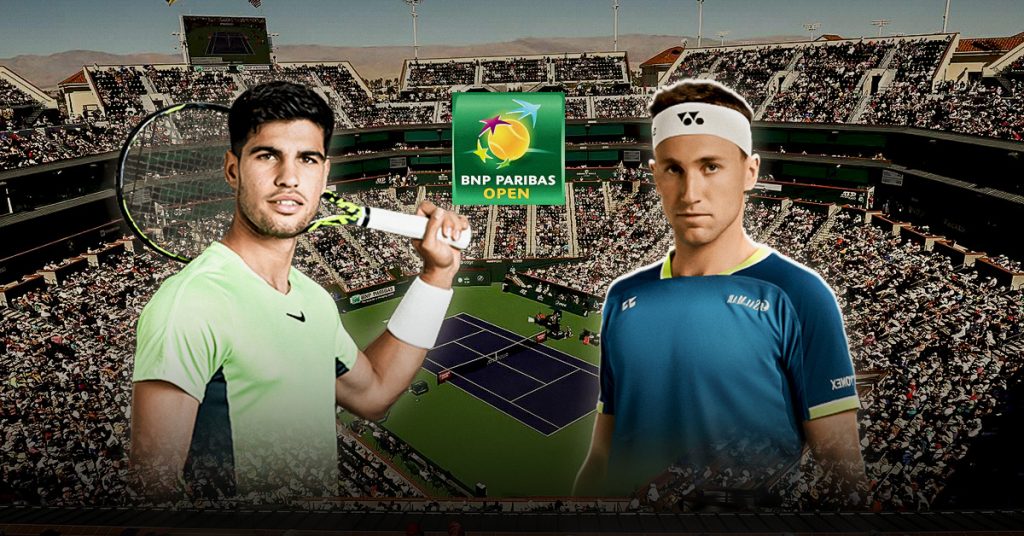 Este miércoles 11 de marzo seguirán los duelos de octavos de final del Indian Wells y uno de los choques será el de Alcaraz vs Ruud.