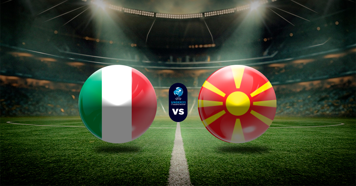 Pronóstico Italia vs Macedonia del Norte - resultados eurocopa sub-21 hoy
